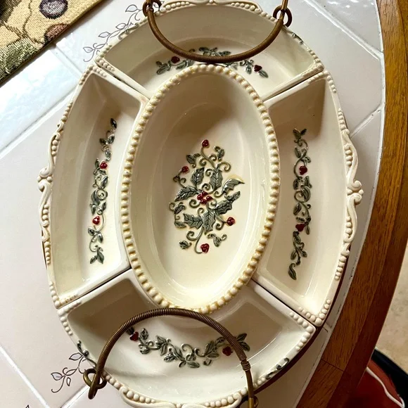 Holiday serving platter - Picture 4 of 4